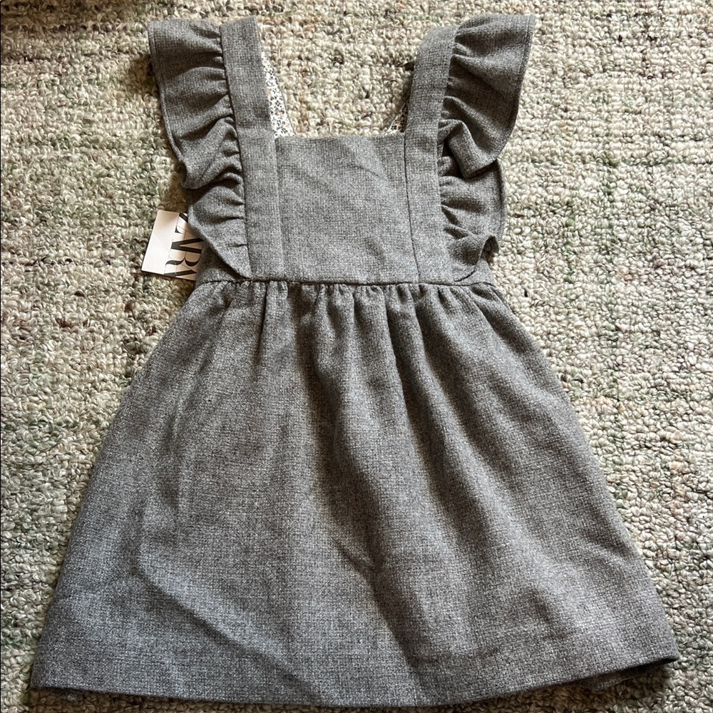 Zara Kids Dress in Charcoal Gray